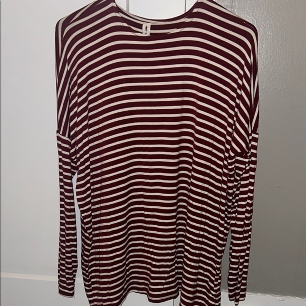 Vanilla Bay Striped Long Sleeve Tee